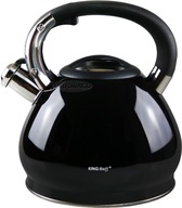 Pevná oceľová rýchlovarná kanvica s píšťalkou 3,4L KingHoff Pevná oceľová rýchlovarná kanvica s píšťalkou 3,4L KingHoff