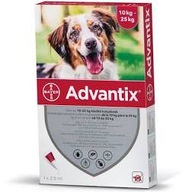 Bayer Advantix kvapky 1x2,5ml pre psov 10kg - 25kg