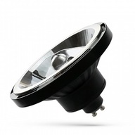 AR111 GU10 LED žiarovka 10W 20 st 800lm ČIERNA biela AR111 GU10 LED žiarovka 10W 20 st 800lm ČIERNA biela