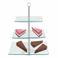 CAKE tanier 3-poschodový tortový tanier na ovocie CAKE tanier 3-poschodový tortový tanier na ovocie