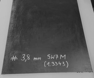 HSS oceľ SW7M / 1.3343, rozmer #3,8x100x500 mm