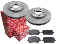 PREDNÉ DISKY FEBI, DESTIČKY, TOYOTA AVENSIS VERO PREDNÉ DISKY FEBI, DESTIČKY, TOYOTA AVENSIS VERO