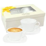 SET porcelánová šálka s podšálkou 2x 220 ml SET porcelánová šálka s podšálkou 2x 220 ml