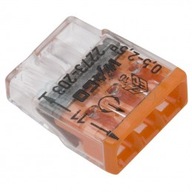 Wago QUICK CONNECTOR Univerzálny konektor, drôt 0,5-2,5mm² /3 2273-203 100 ks. Wago QUICK CONNECTOR Univerzálny konektor, drôt 0,5-2,5mm² /3 2273-203 100 ks.