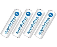 Nabíjacia batéria 2600mAh AA R6 Ni-Mh everActive 4 ks Nabíjacia batéria 2600mAh AA R6 Ni-Mh everActive 4 ks