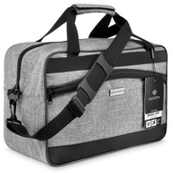 Cestovná taška Zagatto, veľká, štýlová, módna, čierna, šedá