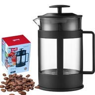 Piestový lúhovač 800 ml na kávu, čaj, bylinky, so sitkom, BOROSILIKÁTOVÉ sklo Piestový lúhovač 800 ml na kávu, čaj, bylinky, so sitkom, BOROSILIKÁTOVÉ sklo