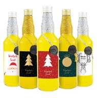 10x VIANOČNÉ FĽAŠE MONOPOL 500ml ozdobné fľaše VIANOCE 10x VIANOČNÉ FĽAŠE MONOPOL 500ml ozdobné fľaše VIANOCE