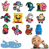 ŠPONIČKY DO SPONGEBOB, ŠPIČKY CROCS - 12 KS ŠPONIČKY DO SPONGEBOB, ŠPIČKY CROCS - 12 KS
