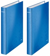 Zakladač Leitz Wow A4 40mm 2 krúžky modrý x2 Zakladač Leitz Wow A4 40mm 2 krúžky modrý x2