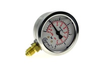 Vákuový manometer Glycerínový manometer od -1 do +5 bar 1/4" Vákuový manometer Glycerínový manometer od -1 do +5 bar 1/4"