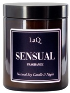 LaQ Sensual Night vonná sójová sviečka 180 ml