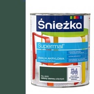 ŚNIEŻKA Akrylový email POLOLESKLÝ 800ml TMAVO ZELENÁ RAL 6005 ŚNIEŻKA Akrylový email POLOLESKLÝ 800ml TMAVO ZELENÁ RAL 6005