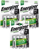 12x VÝKONNÉ NIKEL METAL HYDRIDE BATÉRIE ENERGIZER AA R6 1300 mAh 1,2V 12x VÝKONNÉ NIKEL METAL HYDRIDE BATÉRIE ENERGIZER AA R6 1300 mAh 1,2V