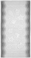 Flora Ocean uterák 50x100 sivá bavlnené froté 380 g/m2 Greno