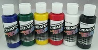 Sada airbrush farieb Createx 6x60ml transparentná Sada airbrush farieb Createx 6x60ml transparentná