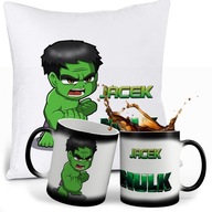 HULK MAGIC HRNČEK + VANKÚŠ + SADA MENO HULK MAGIC HRNČEK + VANKÚŠ + SADA MENO