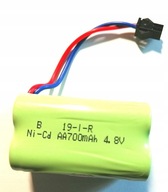 Batéria 4,8V NI-CD 700mAh, zástrčka JST SM 2 PIN