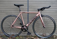Bicykel TSUNAMI Custom Pink s pevným prevodom fix 7,5kg