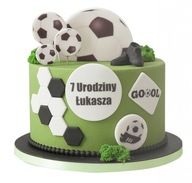 Sada ozdôb na futbalovú tortu – 16 kusov. 2D Sada ozdôb na futbalovú tortu – 16 kusov. 2D