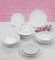 CHODZIEŻ IWONA C000 BIELA ​​VEČERA SERVIS 18 EL 6 ĽUDÍ PORCELÁN