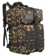 Vojenský, vodeodolný cestovný batoh vyrobený z polyesteru a nylonu Peterson