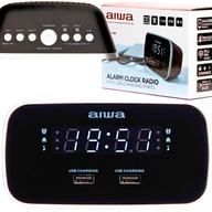 AIWA CRU-19BK RÁDIO RÁDIO 2 USB PORTY LED FM DVOJITÝ ALARM ČIERNA AIWA CRU-19BK RÁDIO RÁDIO 2 USB PORTY LED FM DVOJITÝ ALARM ČIERNA