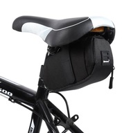 Malá taška na bicykel pod sedlo, 0,6 l, čierna
