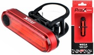 Prox Wega LED COB zadná cyklistická lampa 40 lm 500 mAh Prox Wega LED COB zadná cyklistická lampa 40 lm 500 mAh