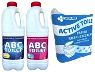 SADA TEKUTINY DO TURISTICKÝCH ZÁCHOD 2X2L + PAPIER SADA TEKUTINY DO TURISTICKÝCH ZÁCHOD 2X2L + PAPIER