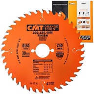CMT Kotúčová píla na laminátové drevo 180x30mm 40 zubov CMT Kotúčová píla na laminátové drevo 180x30mm 40 zubov