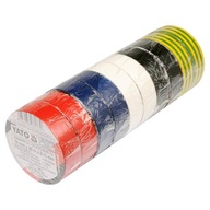 Sada PVC izolačných pások 19mm x 0,13mm x 20m 10 ks YATO YT-8173 Sada PVC izolačných pások 19mm x 0,13mm x 20m 10 ks YATO YT-8173