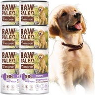 SET Mokré krmivo pre psov RAW PALEO Puppy kačica diviaka 6x400g SET Mokré krmivo pre psov RAW PALEO Puppy kačica diviaka 6x400g