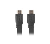 Plochý kábel HDMI 2.0 1,8 m Lanberg čierny Ultra HD 3D 4K 19 PIN pozlátený Plochý kábel HDMI 2.0 1,8 m Lanberg čierny Ultra HD 3D 4K 19 PIN pozlátený