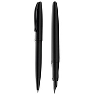 Súprava plniaceho pera, hrot M + guľôčkové pero, Elegant Pelikan Noble, čierna