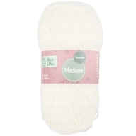 Włóczka akrylowa Alison&Mae 238 m 100g biała Włóczka akrylowa Alison&Mae 238 m 100g biała