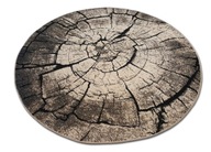 Okrúhly koberec Kruhový LOFT Vlysový kmeň stromu 120 @MIX