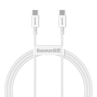 BASEUS SILNÝ KÁBEL USB-C NA USB-C RÝCHLE NABÍJANIE, 100W, 1M