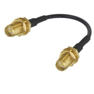 Pigtail SMA-RP zásuvka / SMA-RP zásuvka RG174 20cm Pigtail SMA-RP zásuvka / SMA-RP zásuvka RG174 20cm