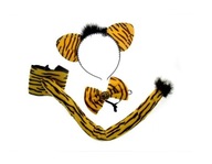 'Tiger' set (čelenka, motýlik, chvost) | 67-65