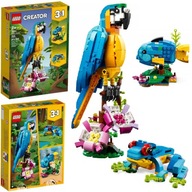 LEGO CREATOR 31136 EXOTICKÝ PAPAGÁJ DARČEK 3v1 LEGO CREATOR 31136 EXOTICKÝ PAPAGÁJ DARČEK 3v1