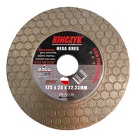 KIŃCZYK DIAMANTOVÝ DISK HEXA-GRES 125x25x22,23mm