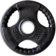 Čierna olympijská doska z liatiny s gumou, nosnosť 5 KG HMS TOK05 Čierna olympijská doska z liatiny s gumou, nosnosť 5 KG HMS TOK05