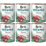 BRIT PATÉ & MEAT so zverinou 6x800g