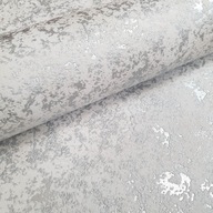 Umývateľná vinylová tapeta na netkanej textílii v rolke, sivá a strieborná, imitujúca omietku Umývateľná vinylová tapeta na netkanej textílii v rolke, sivá a strieborná, imitujúca omietku