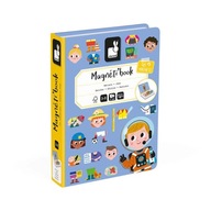 Magnetibook Professions magnetické puzzle - edukačná hračka pre 3 roky+, Janod Magnetibook Professions magnetické puzzle - edukačná hračka pre 3 roky+, Janod