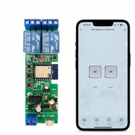 2-kanálový beznapäťový reléový modul pre WIFI+RF bránu pece TUYA 2-kanálový beznapäťový reléový modul pre WIFI+RF bránu pece TUYA