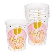 SUPER poháre Hello Girl Ročné 6ks 53236 Baby S