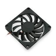 Ventilátor 12V 80x80x10,8mm - 2 vodiče Ventilátor 12V 80x80x10,8mm - 2 vodiče