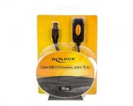 Aktívny predlžovací kábel DeLOCK USB-A /USB-A 2.0 10m